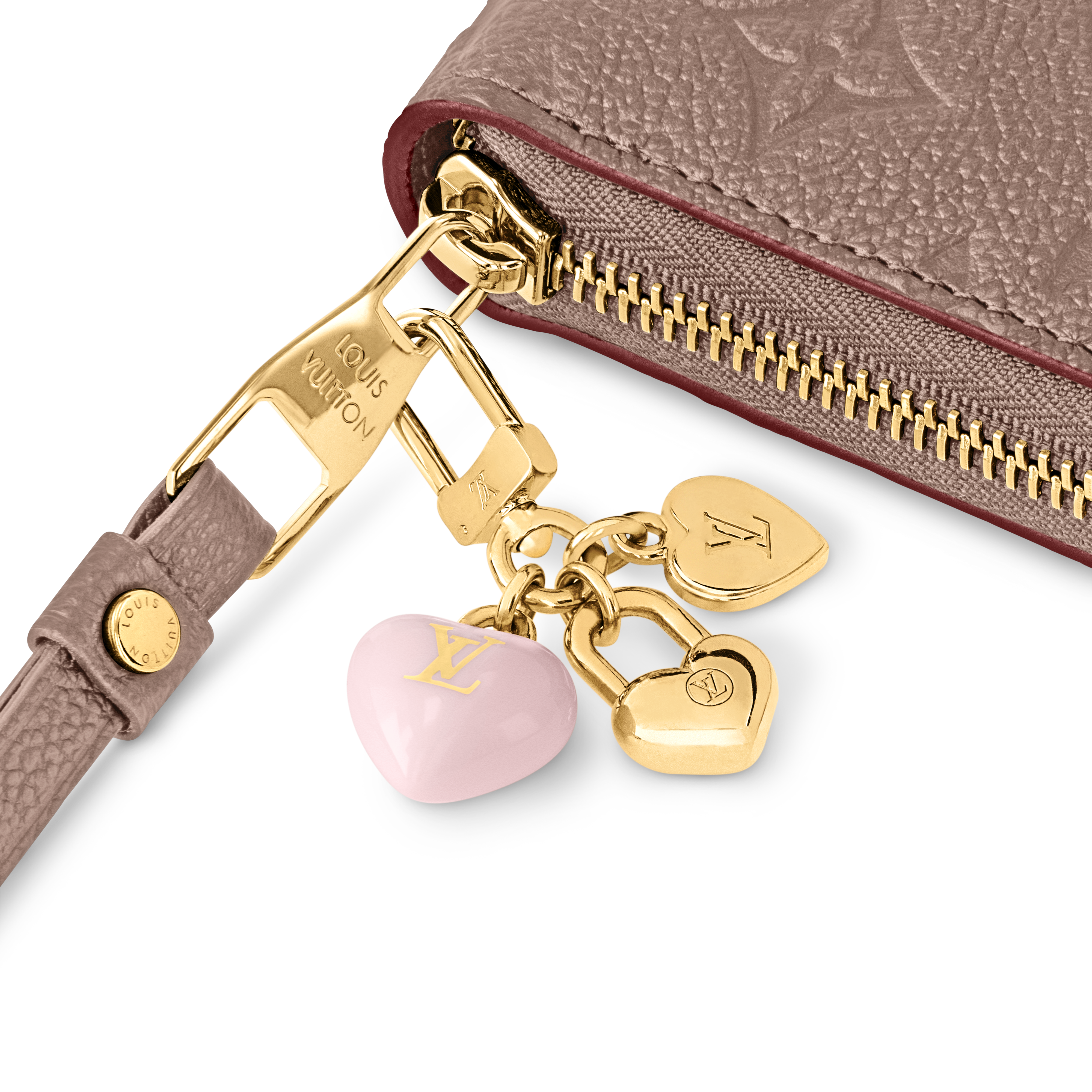 Micro Charms LV Heart Key Holder - Luxury S00 Gold | LOUIS VUITTON
